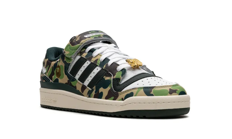More Adidas Shoes Forum 84 Low 'Bape 30th Anniversary Green Camo'